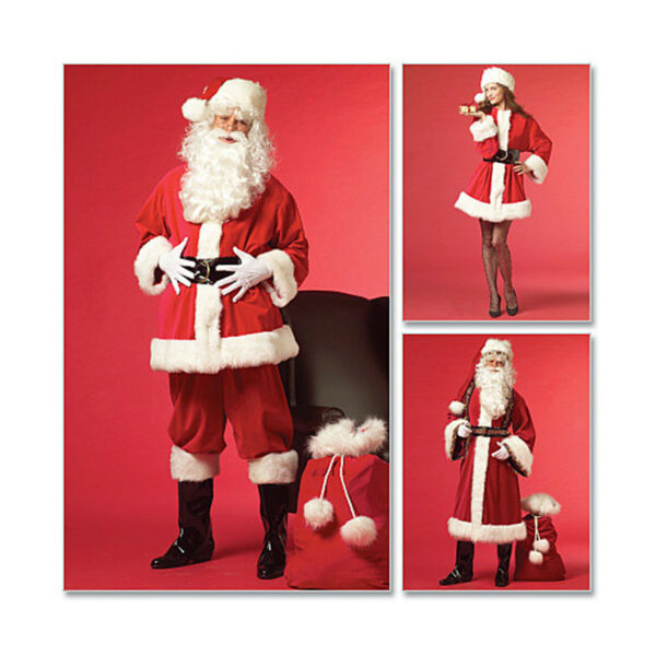 McCall's Schnittmuster M5550 - Kostüme - Weihnachtsmann - Weihnachtsfrau – Bild 2