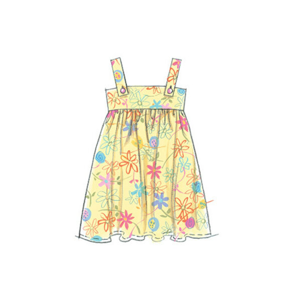 McCall's Schnittmuster M5613 - Kleid - Trägerkleid - Hängerkleid für Kinder – Bild 3