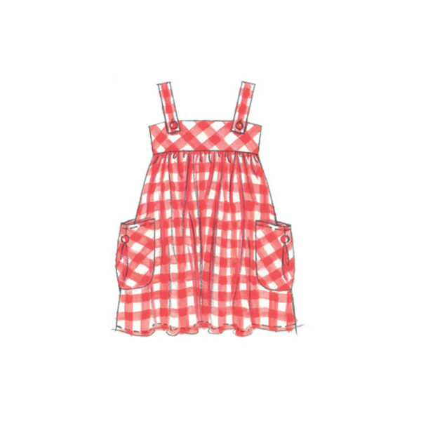 McCall's Schnittmuster M5613 - Kleid - Trägerkleid - Hängerkleid für Kinder – Bild 4