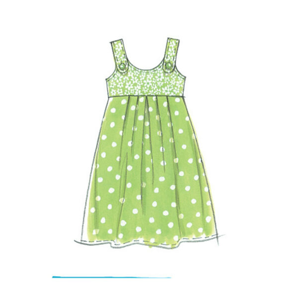 McCall's Schnittmuster M5613 - Kleid - Trägerkleid - Hängerkleid für Kinder – Bild 5