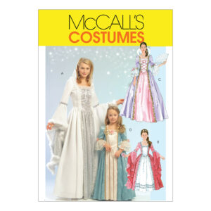 McCall's Schnittmuster M5731 - Kostüme - Mittelalterliche Prinzessinnenkleider