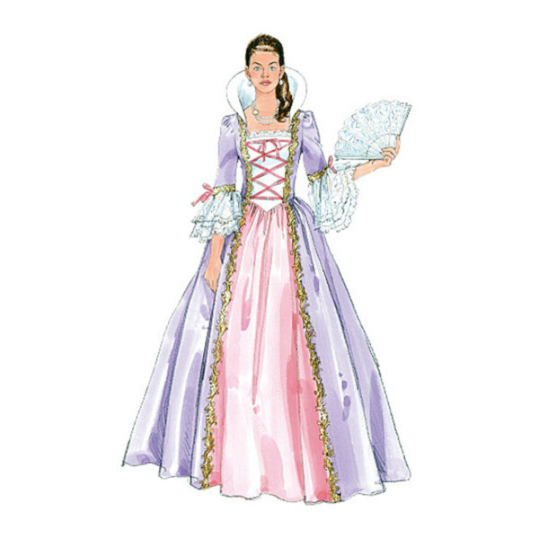 McCall's Schnittmuster M5731 - Kostüme - Mittelalterliche Prinzessinnenkleider – Bild 7