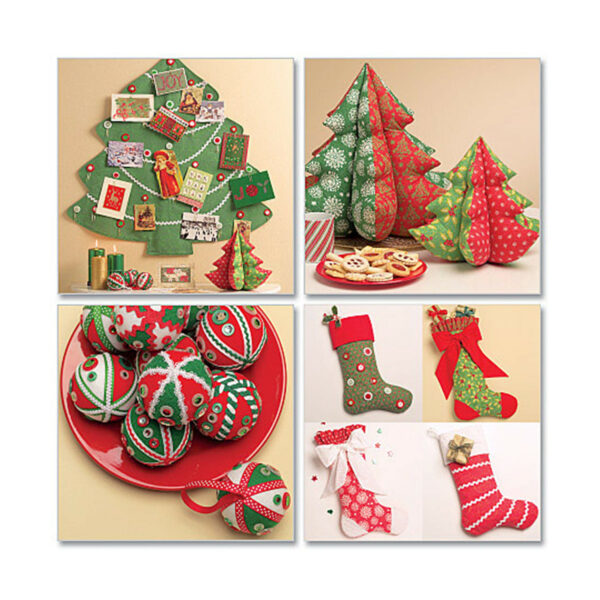 McCall's Schnittmuster M5778 - Deko für Weihnachten - Weihnachtsdekoration – Bild 2