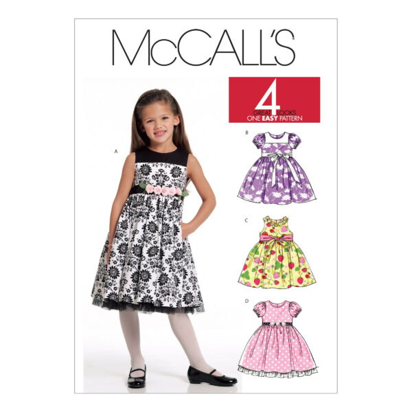 McCall's Schnittmuster M5793 - Kleid - Kinderkleider - Dirndlkleider