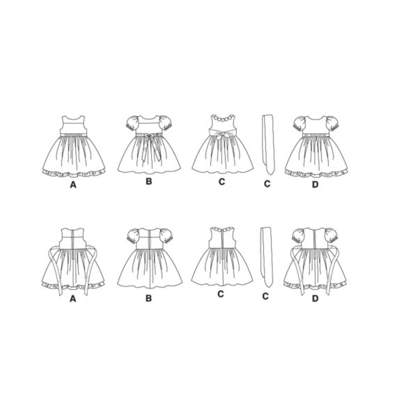McCall's Schnittmuster M5793 - Kleid - Kinderkleider - Dirndlkleider – Bild 8
