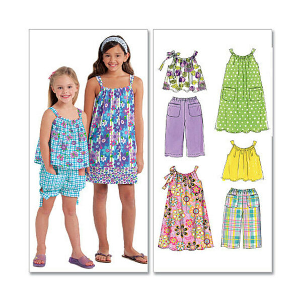 McCall's Schnittmuster M5797 - Kombination - Kinderkleider, Shirts & Shorts – Bild 2