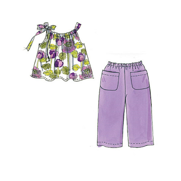 McCall's Schnittmuster M5797 - Kombination - Kinderkleider, Shirts & Shorts – Bild 4