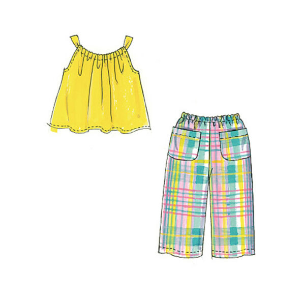 McCall's Schnittmuster M5797 - Kombination - Kinderkleider, Shirts & Shorts – Bild 7