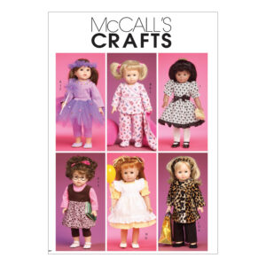 McCall's Schnittmuster M6005 - Puppenkleider für 45 cm Puppengröße
