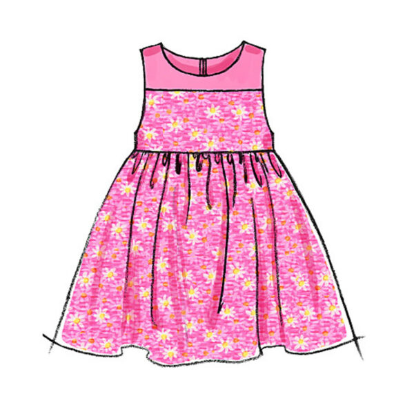 McCall's Schnittmuster M6015 - Kombination - Kleidchen, Höschen und Haarband – Bild 4