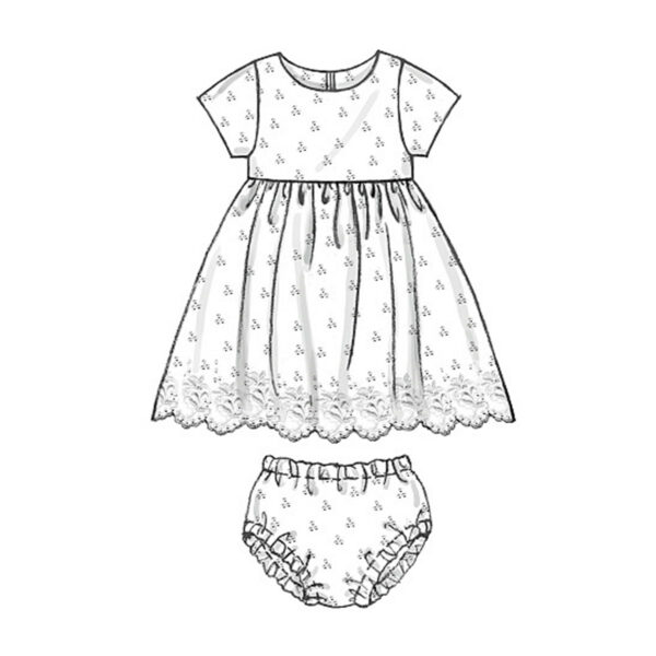 McCall's Schnittmuster M6015 - Kombination - Kleidchen, Höschen und Haarband – Bild 6