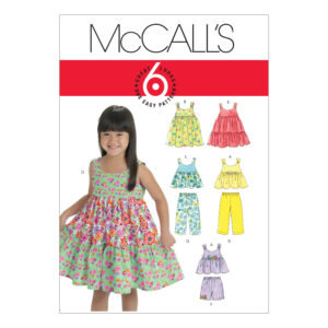 McCall's Schnittmuster M6017 - Kombination - Kleidchen, Hose, Shirts und Shorts