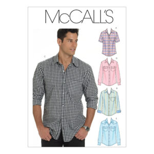 McCall's Schnittmuster M6044 - Hemden - kurze oder lange Ärmel