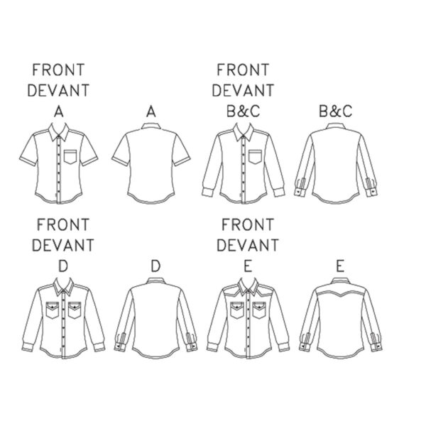 McCall's Schnittmuster M6044 - Hemden - kurze oder lange Ärmel – Bild 9