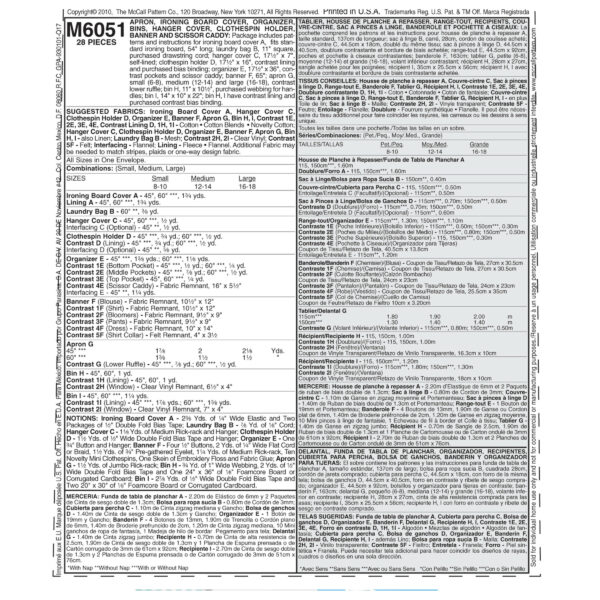 McCall's Schnittmuster M6051 - Deko- und Gebrauchsutensilien für Zuhause – Bild 9