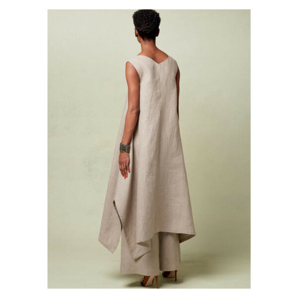 Vogue Schnittmuster V1550 - Pullover-Tunika mit unregelmäßigem Saum und weiten Hosen – Bild 3