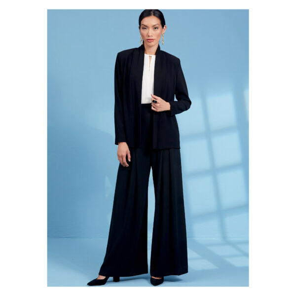 Vogue Schnittmuster V1620 - Kombination - Jacke, Top und Hose – Bild 3