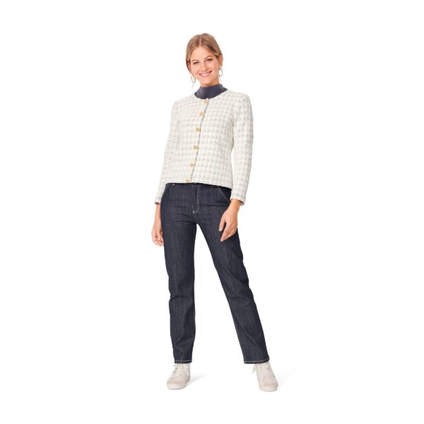 Burda Style Schnittmuster Nr. 6053 - Weste - Cardigan mit Rundhalsausschnitt – Bild 2