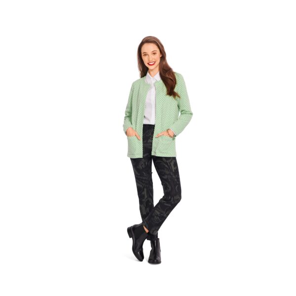Burda Style Schnittmuster Nr. 6053 - Weste - Cardigan mit Rundhalsausschnitt – Bild 8