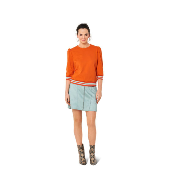 Burda Style Schnittmuster Nr. 6109 - Sweatshirts / Kleid mit Känguru-Tasche – Bild 2