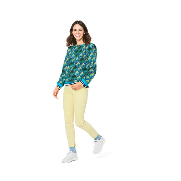 Burda Style Schnittmuster Nr. 6109 - Sweatshirts / Kleid mit Känguru-Tasche – Bild 5