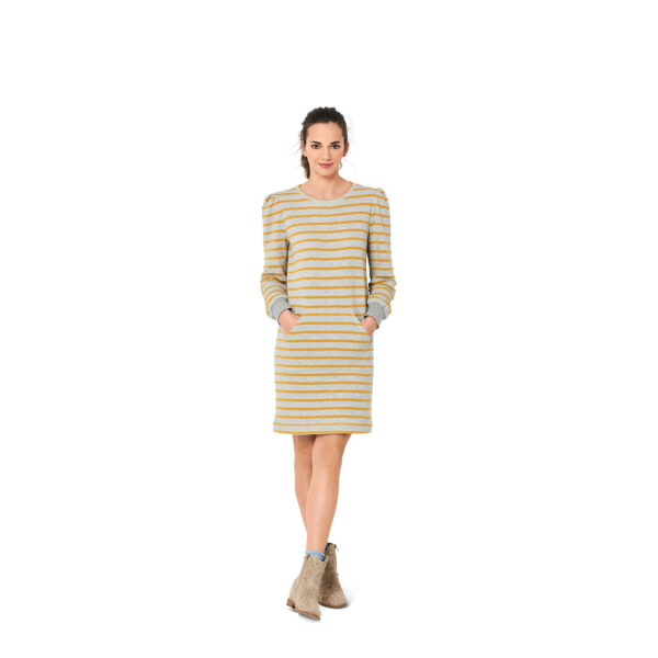 Burda Style Schnittmuster Nr. 6109 - Sweatshirts / Kleid mit Känguru-Tasche – Bild 8