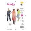 Burda Style Schnittmuster Nr. 6114 - Weste und Jacken mit und ohne Kapuze