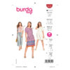 Burda Style Schnittmuster Nr. 6117 - Shirt und Kleider mit Carrée-Ausschnitt