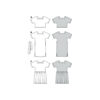 Burda Style Schnittmuster Nr. 6117 - Shirt und Kleider mit Carrée-Ausschnitt – Bild 12