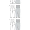 Burda Style Schnittmuster Nr. 6124 - Hosen aus Bündchenware – Bild 12