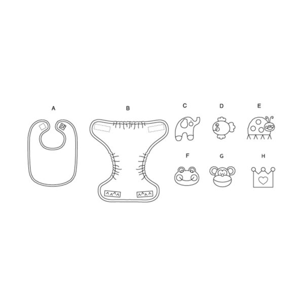 McCall's Schnittmuster M6108 - Kombination - Latz & Höschen – Bild 10