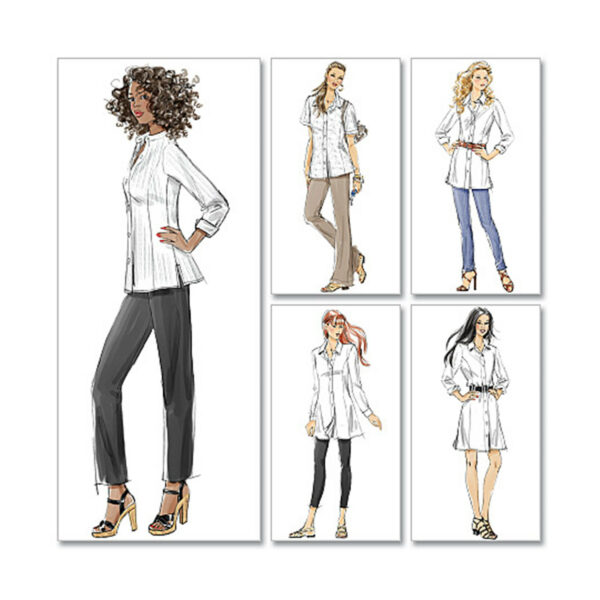 McCall's Schnittmuster M6124 - Blusen und Shirts - in 3 Längen – Bild 2