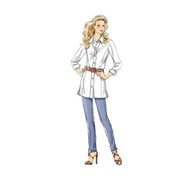 McCall's Schnittmuster M6124 - Blusen und Shirts - in 3 Längen – Bild 3