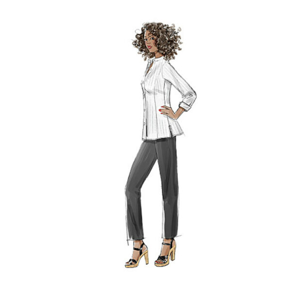 McCall's Schnittmuster M6124 - Blusen und Shirts - in 3 Längen – Bild 4