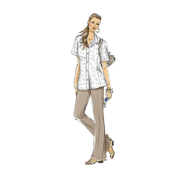 McCall's Schnittmuster M6124 - Blusen und Shirts - in 3 Längen – Bild 5