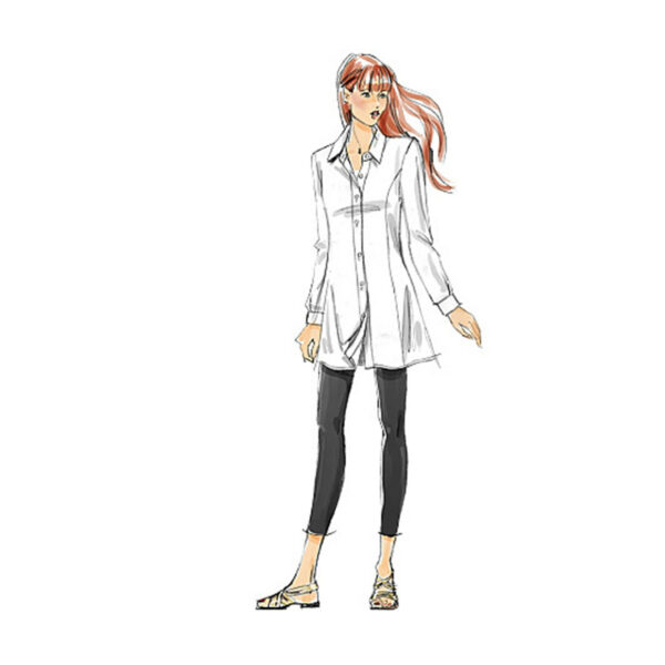 McCall's Schnittmuster M6124 - Blusen und Shirts - in 3 Längen – Bild 6
