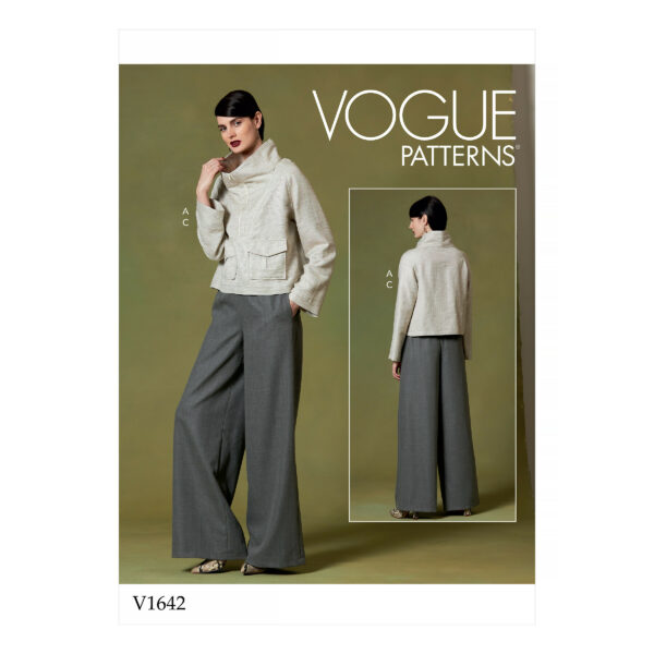 Vogue Schnittmuster V1642 - Kombination - Hose und Pullover