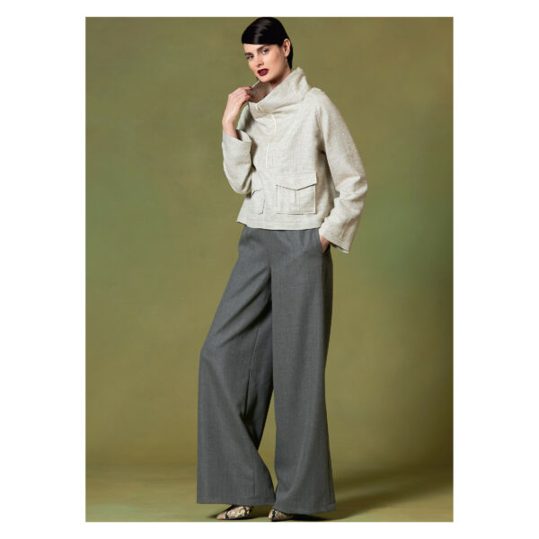 Vogue Schnittmuster V1642 - Kombination - Hose und Pullover – Bild 3