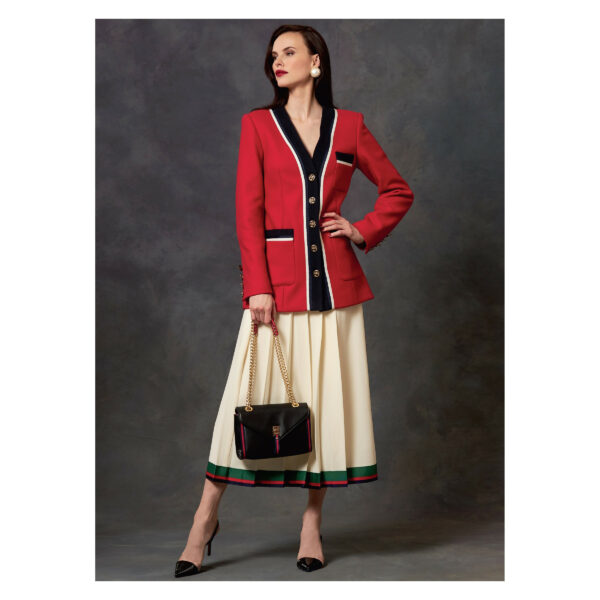 Vogue Schnittmuster V1643 - Kombination - Jacke, Kleid und Rock – Bild 5