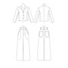 Vogue Schnittmuster V1644 - Hose - Jeans - Kurzblazer – Bild 8