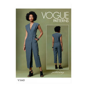 Vogue Schnittmuster V1645 - Overall - ärmellos - Wickeloptik