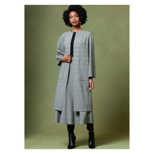 Vogue Schnittmuster V1646 - Rock - Kurzmantel - Longjacke – Bild 2
