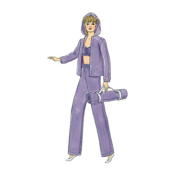 McCall's Schnittmuster M6258 - Puppenkleider für Model-Puppen von ca. 29cm – Bild 8