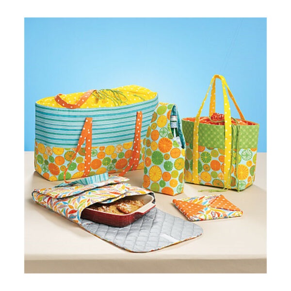 McCall's Schnittmuster M6338 - Taschen - Picknickset - 5 Varianten – Bild 2