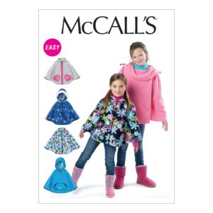 McCall's Schnittmuster M6431 - Cape - Poncho - Umhang - für Kinder