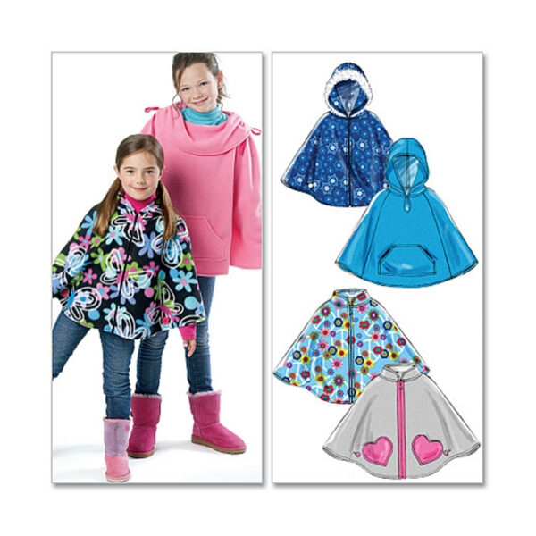 McCall's Schnittmuster M6431 - Cape - Poncho - Umhang - für Kinder – Bild 2