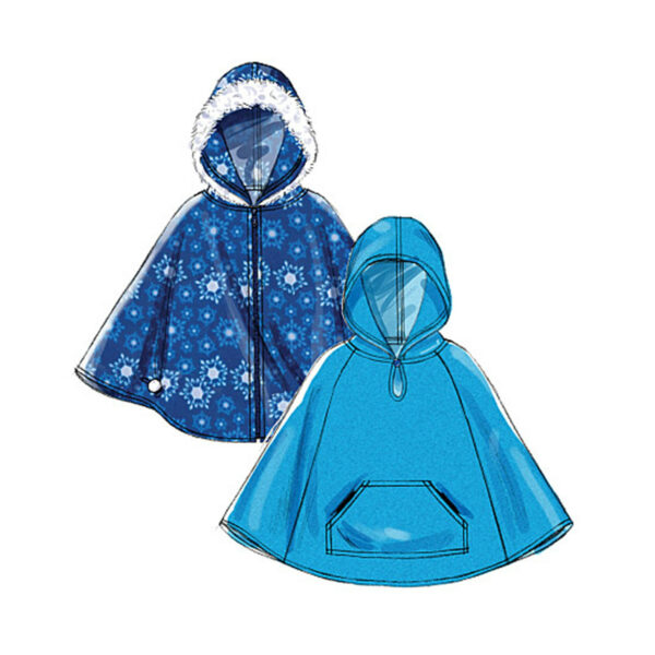 McCall's Schnittmuster M6431 - Cape - Poncho - Umhang - für Kinder – Bild 7