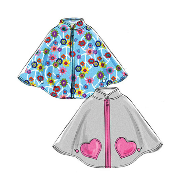 McCall's Schnittmuster M6431 - Cape - Poncho - Umhang - für Kinder – Bild 8