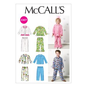 McCall's Schnittmuster M6458 - Schlafanzug für Mädchen und Jungen