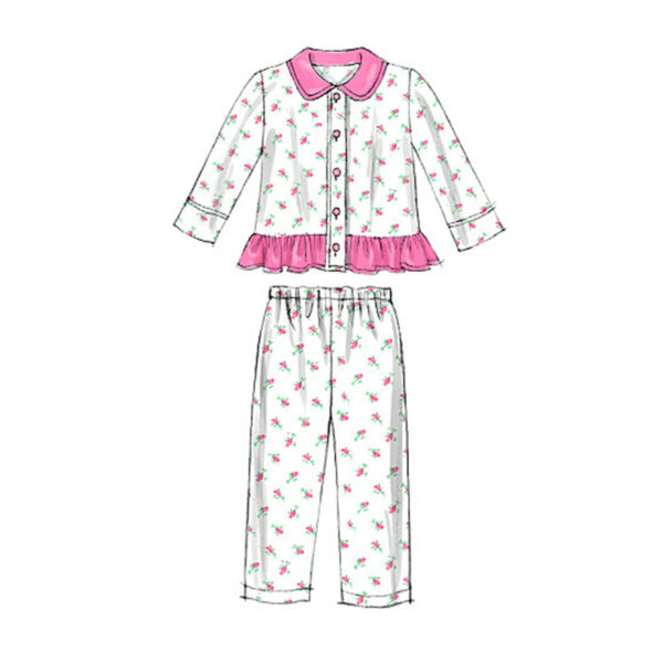 McCall's Schnittmuster M6458 - Schlafanzug für Mädchen und Jungen – Bild 6